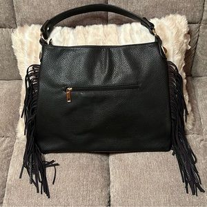 Mellow World Black Fringe Purse
